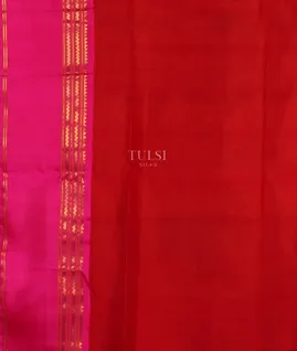 Bottle Green Silk Cotton Saree T5180963