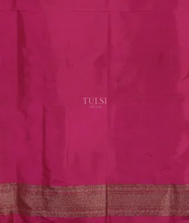 Midnight Blue Banaras Silk Saree T4957633