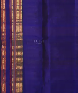 Purple Silk Cotton Saree T5182093