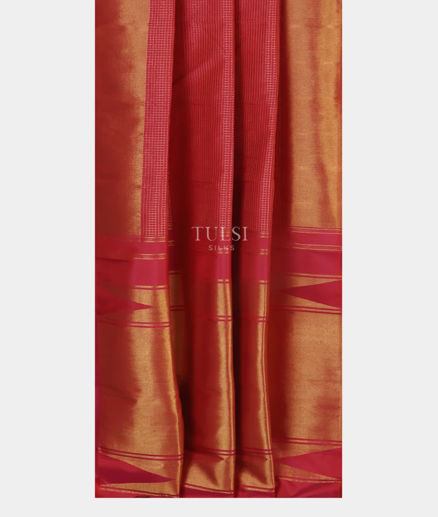 Magenta Kanjivaram Silk Saree T5004322