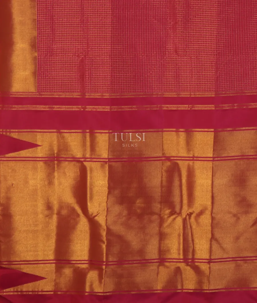 Magenta Kanjivaram Silk Saree T5004324