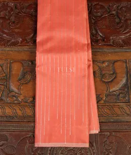 Peach Kanjivaram Silk Saree T5144241