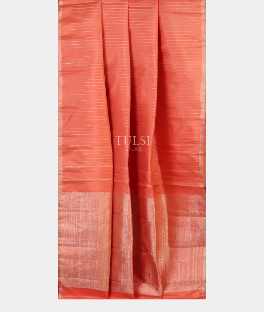 Peach Kanjivaram Silk Saree T5144242