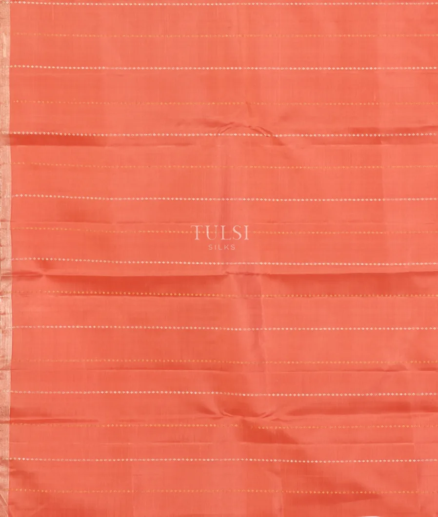 Peach Kanjivaram Silk Saree T5144243