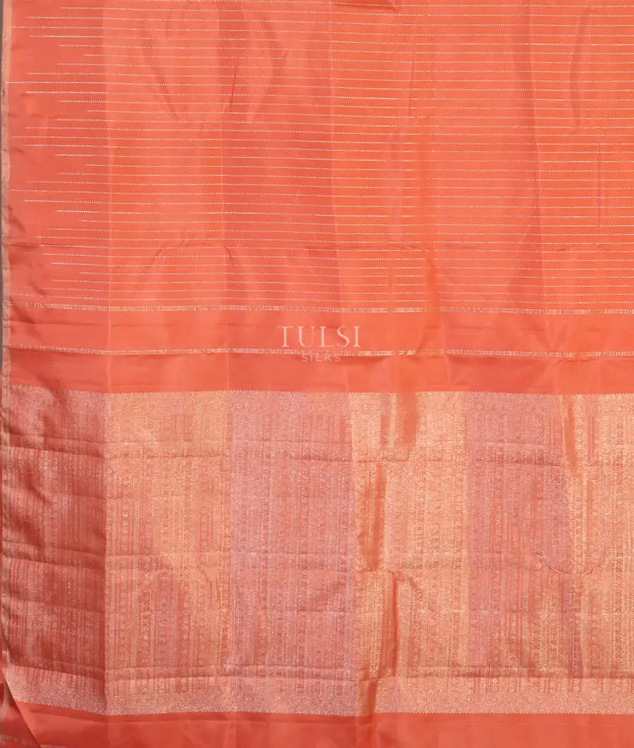 Peach Kanjivaram Silk Saree T5144244