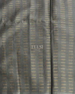 Grey Tussar Embroidery Saree T5198603