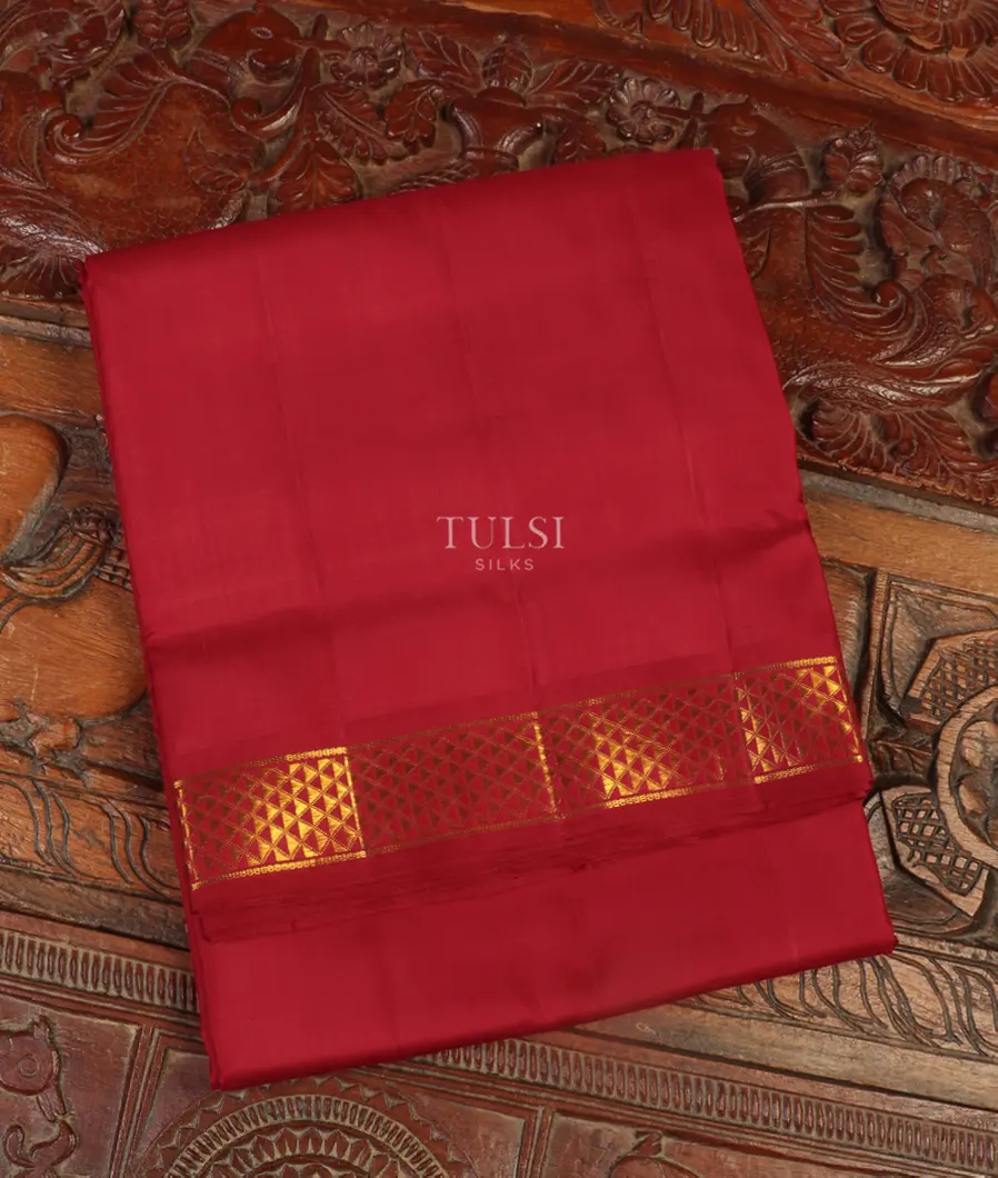 Red Nine Yards Kanjivaram Silk Saree T459710-image