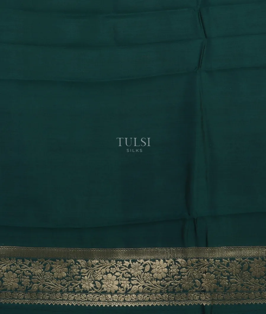 Green Chaniya Silk Saree T5107033