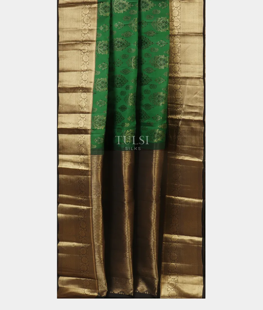 Green Soft Silk Saree T5179792