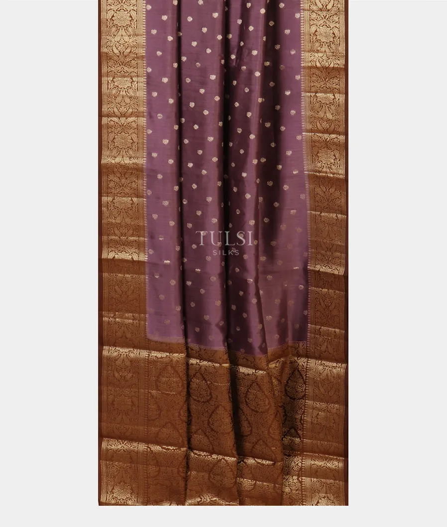 Purple Chaniya Silk Saree T4954502