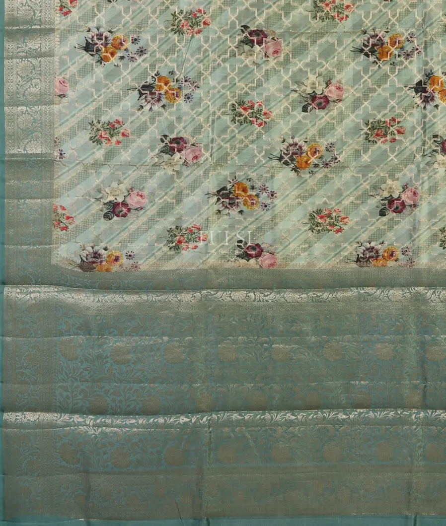 Multicolour Chaniya Silk Saree T5169454