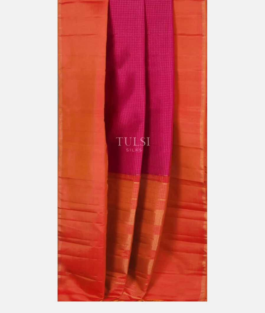 Purple Handwoven Kanjivaram Silk Saree T4152982