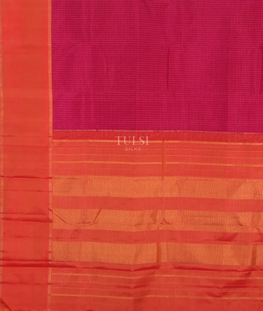 Purple Handwoven Kanjivaram Silk Saree T4152984