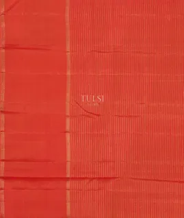 Pinkish Orange Handwoven Kanjivaram Silk Saree T3904523