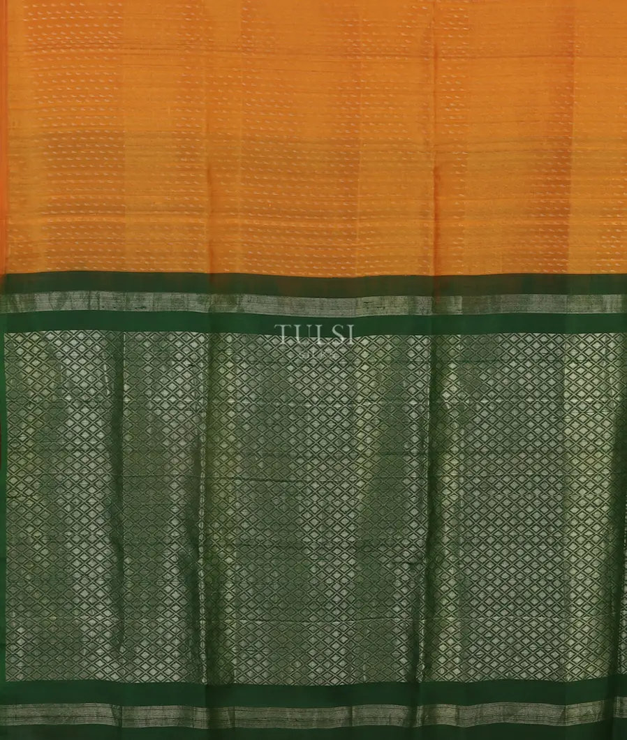 Yellow Woven Raw Silk Saree T4957534