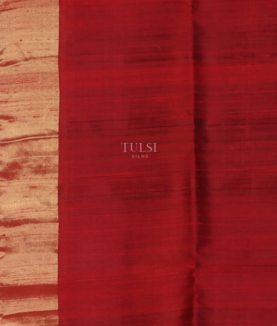 Midnight Blue Woven Raw Silk Saree T4594383