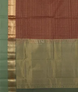 Brown Silk Cotton Saree  T5138574