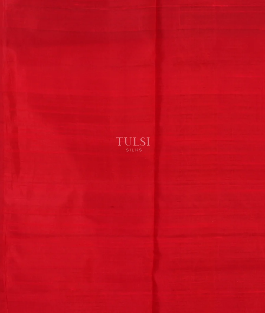 Green Woven Raw Silk Saree T4957483