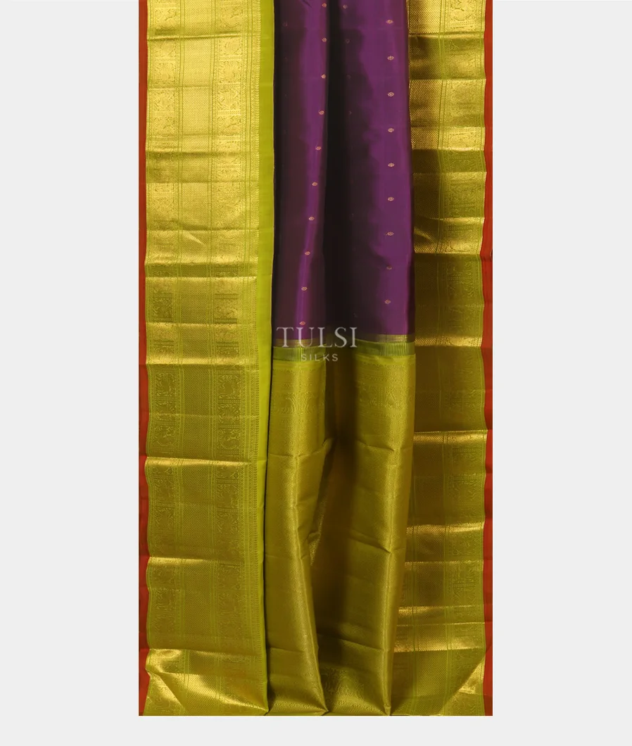 Purple Kanjivaram Silk Saree T5170002