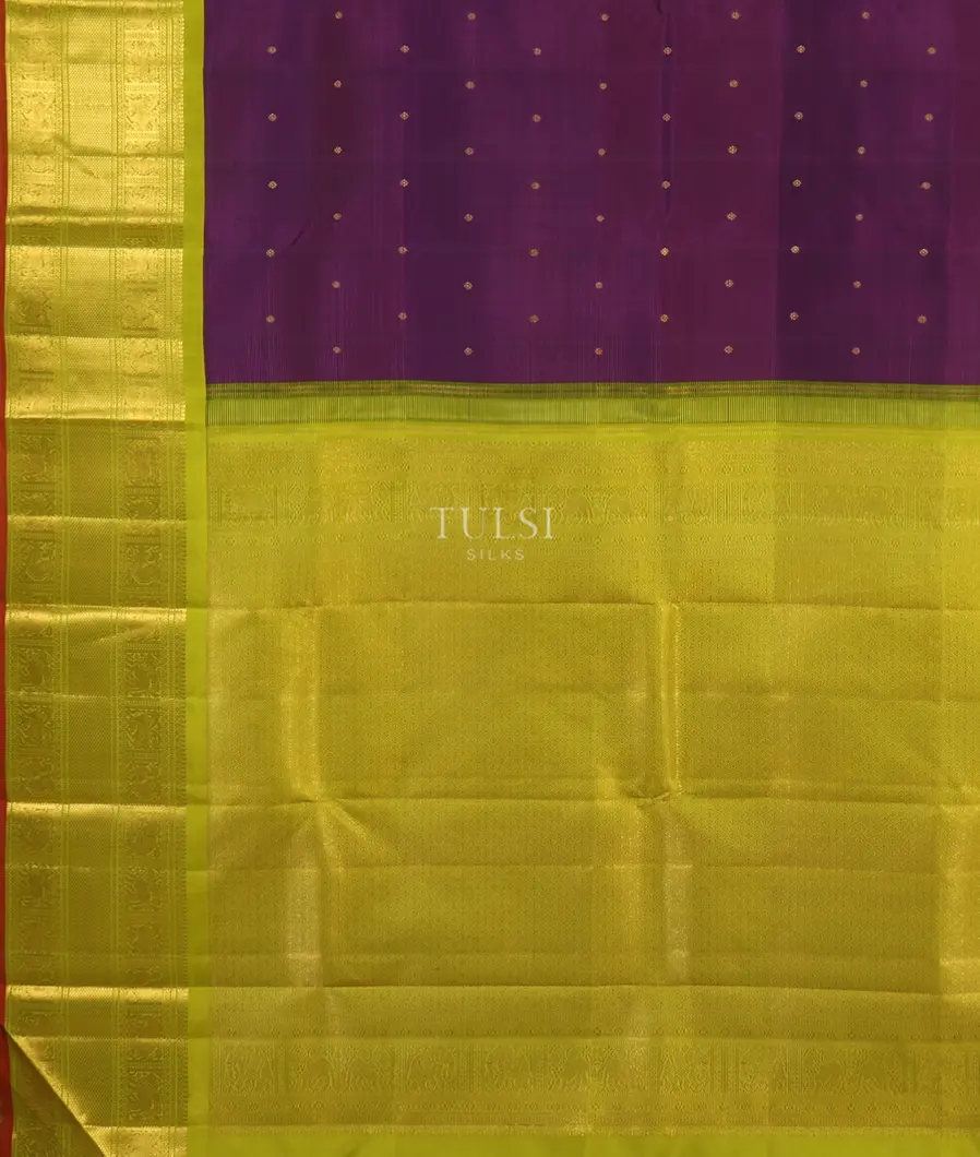 Purple Kanjivaram Silk Saree T5170004