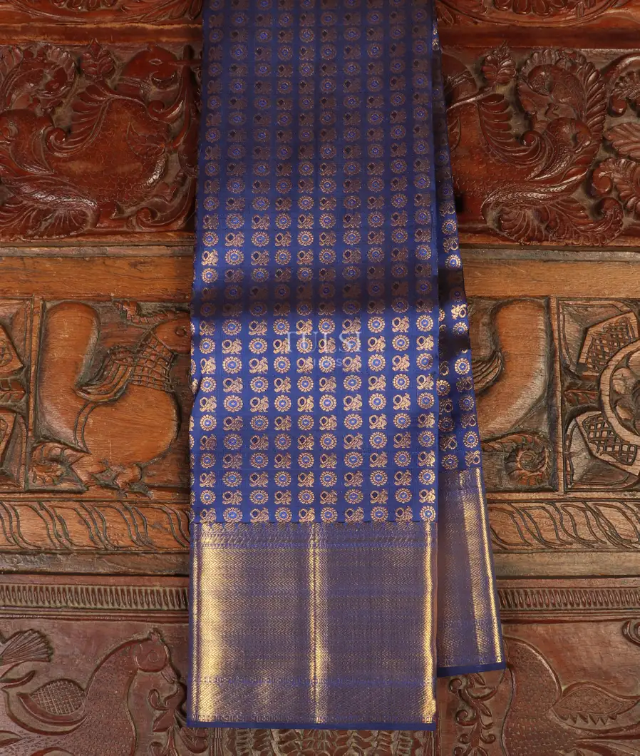 Blue Kanjivaram Silk Saree T498450-image
