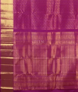 Purple Kanjivaram Silk Saree T4984634