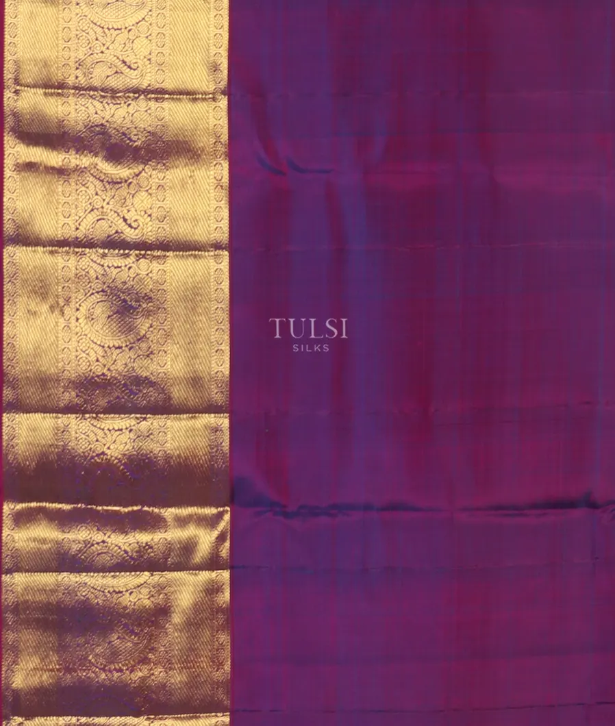 Greenish Blue Kanjivaram Silk Saree T5086703