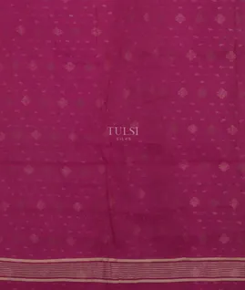 Purple Dhakai Cotton Saree T5179033