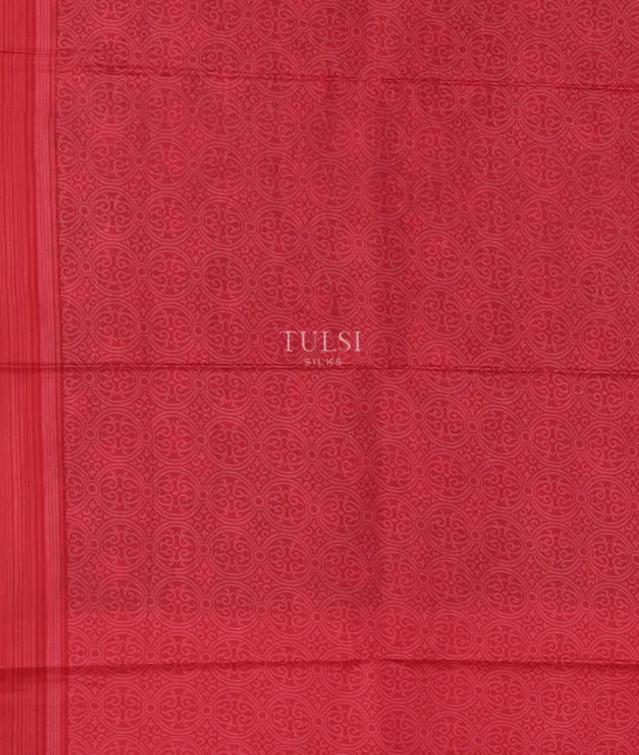 Black Printed Silk Saree T5189093