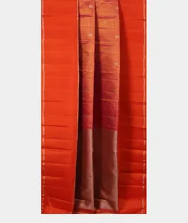 Orangish Pink Kanjivaram Silk Saree T5011942