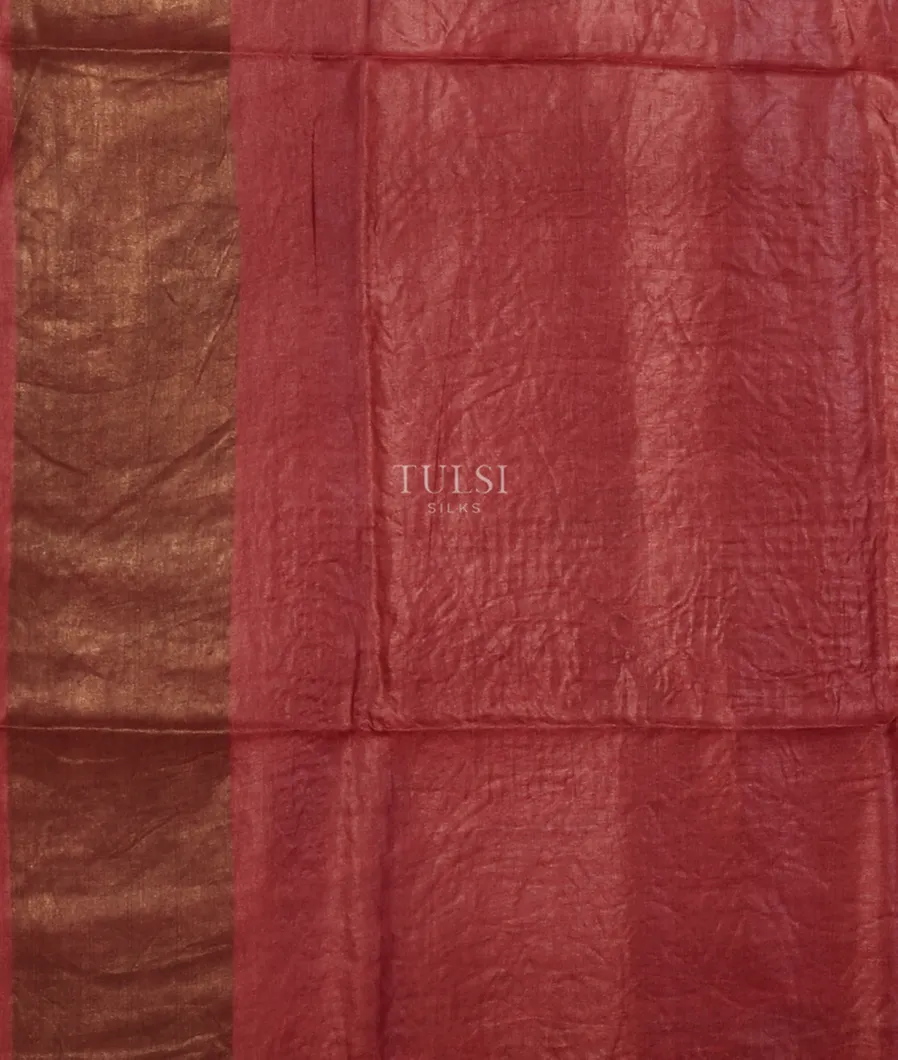 Grey Tussar Embroidery Saree T5169813