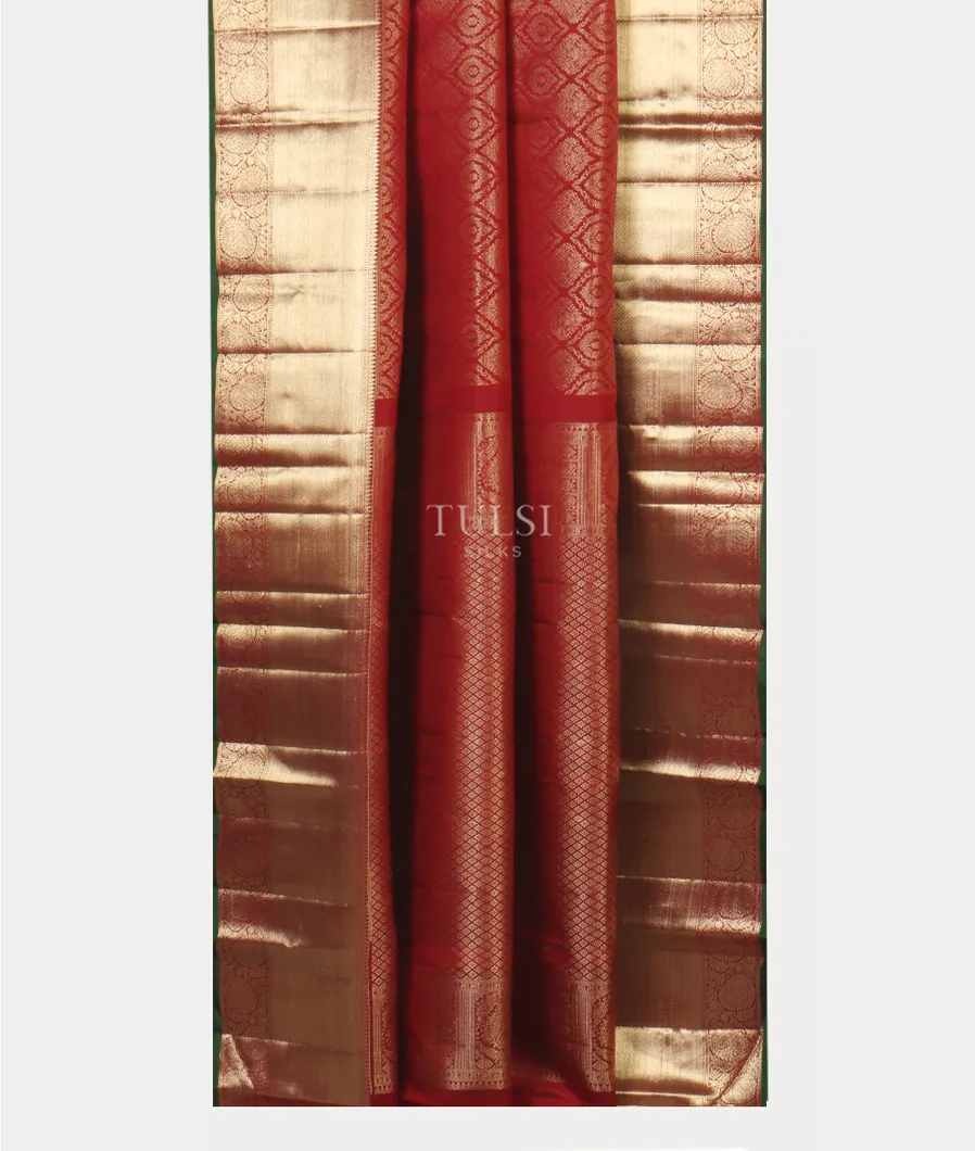 Maroon Kanjivaram Silk Saree T5156432