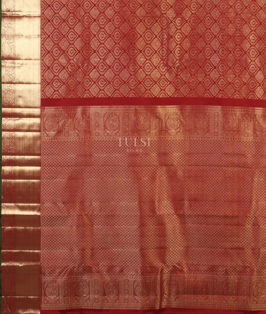 Maroon Kanjivaram Silk Saree T5156434