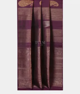 Purple Kanjivaram Silk Saree T5097292