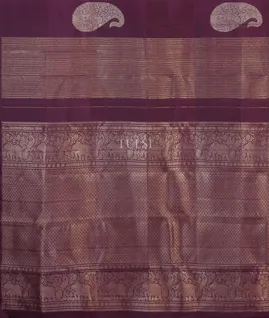Purple Kanjivaram Silk Saree T5097294