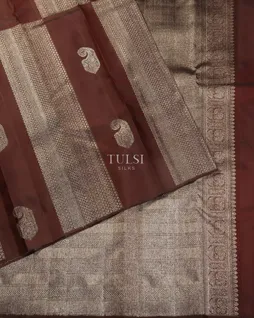 Brown Kanjivaram Silk Saree T5214894
