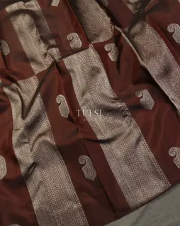 Brown Kanjivaram Silk Saree T5214895