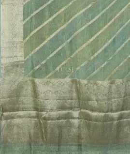 Multicolour Woven Tissue Organza Saree T5084964