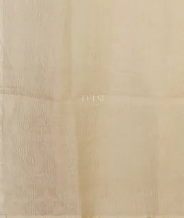 Light Beige Woven Tissue Organza Saree T5085044