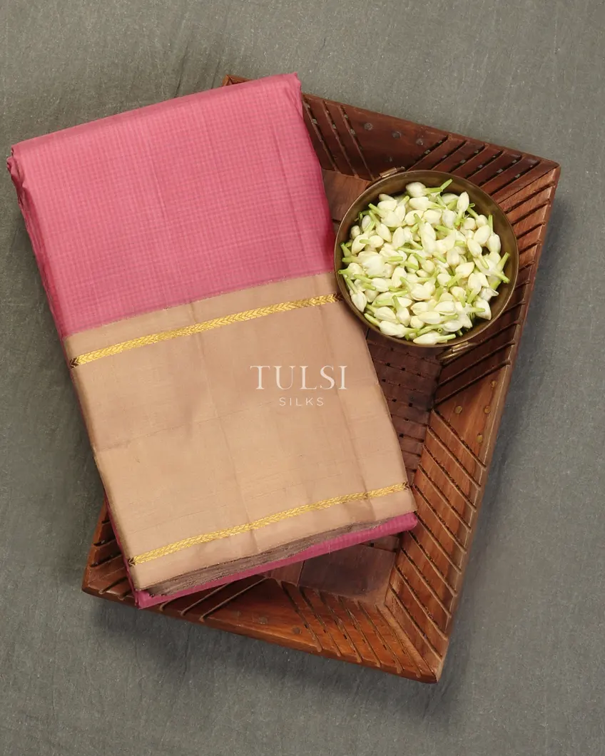 Pink Kanjivaram Silk Saree T520505-image