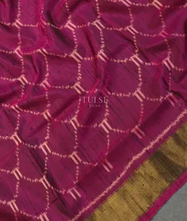 Purple Patola Silk Saree T5123085