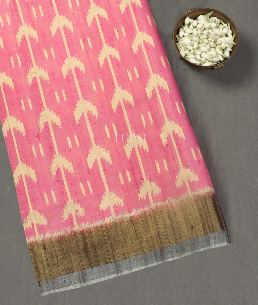 Pink Patola Silk Saree T519899-image