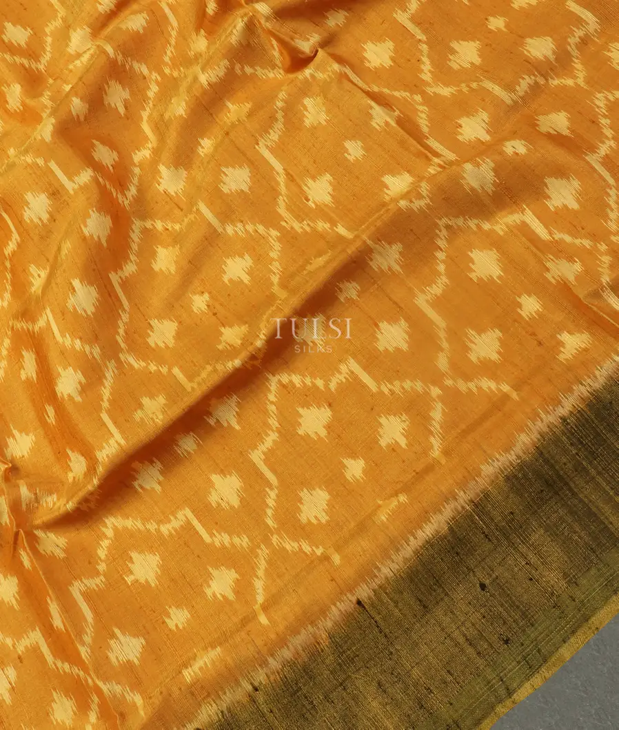 Yellow Patola Silk Saree T5180125