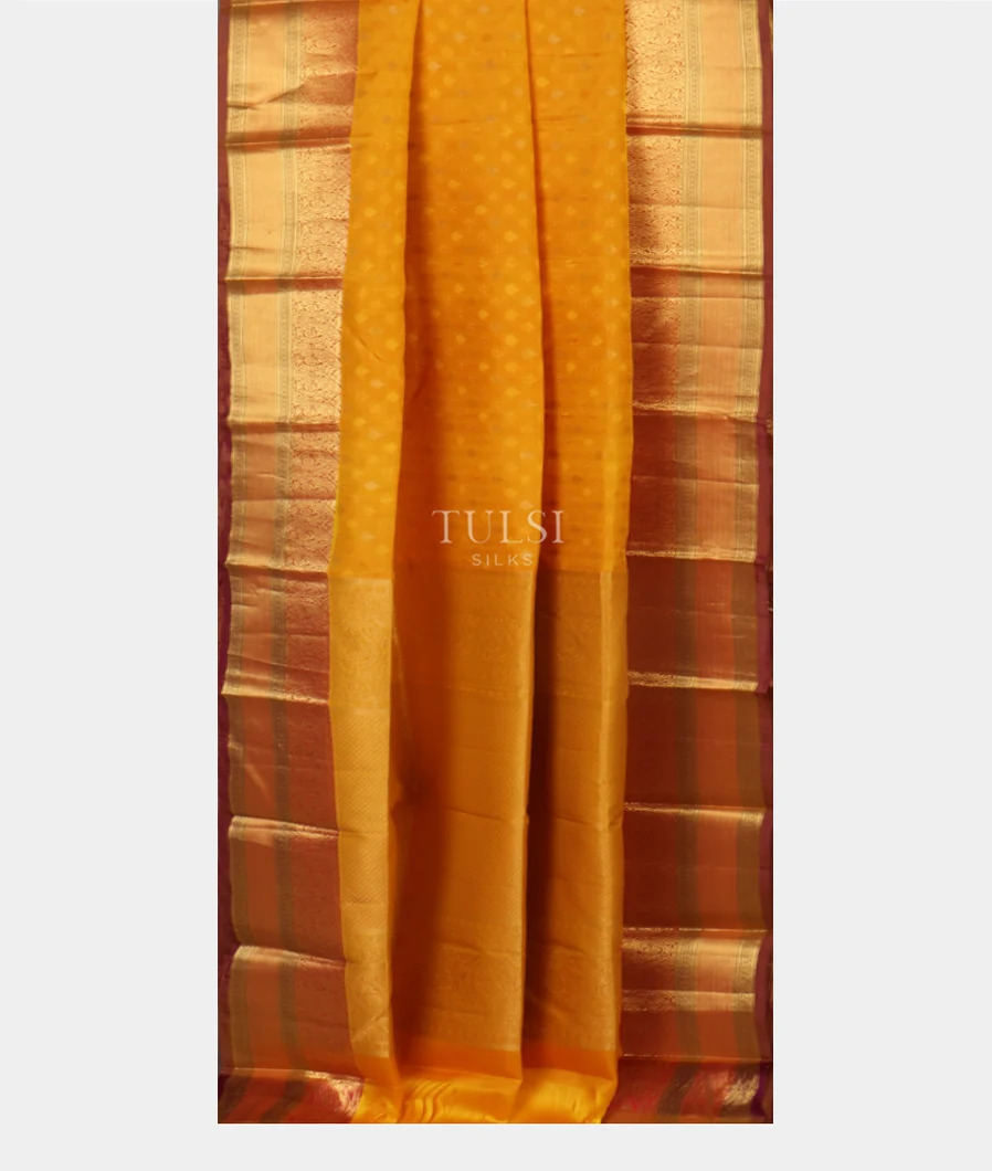 Yellow Soft Silk Saree T4891152