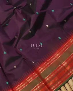 Purple Kanjivaram Silk Saree T5224235