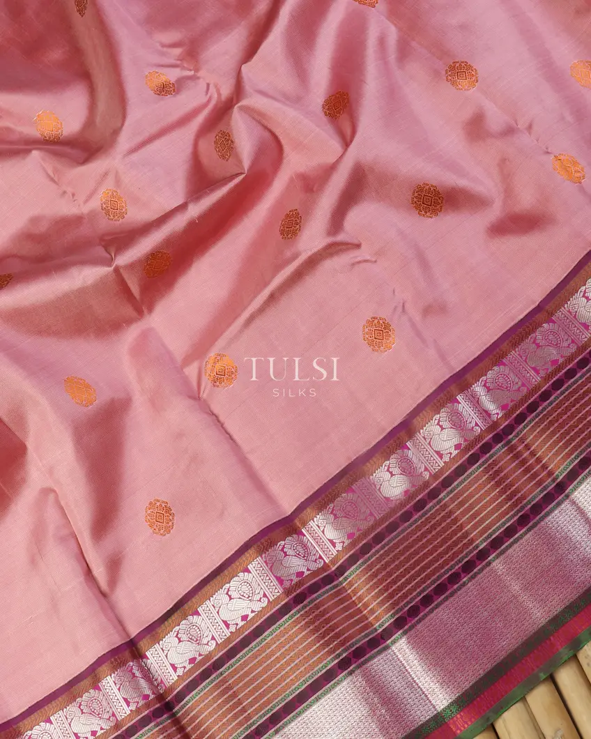 Pink Kanjivaram Silk Saree T5159095