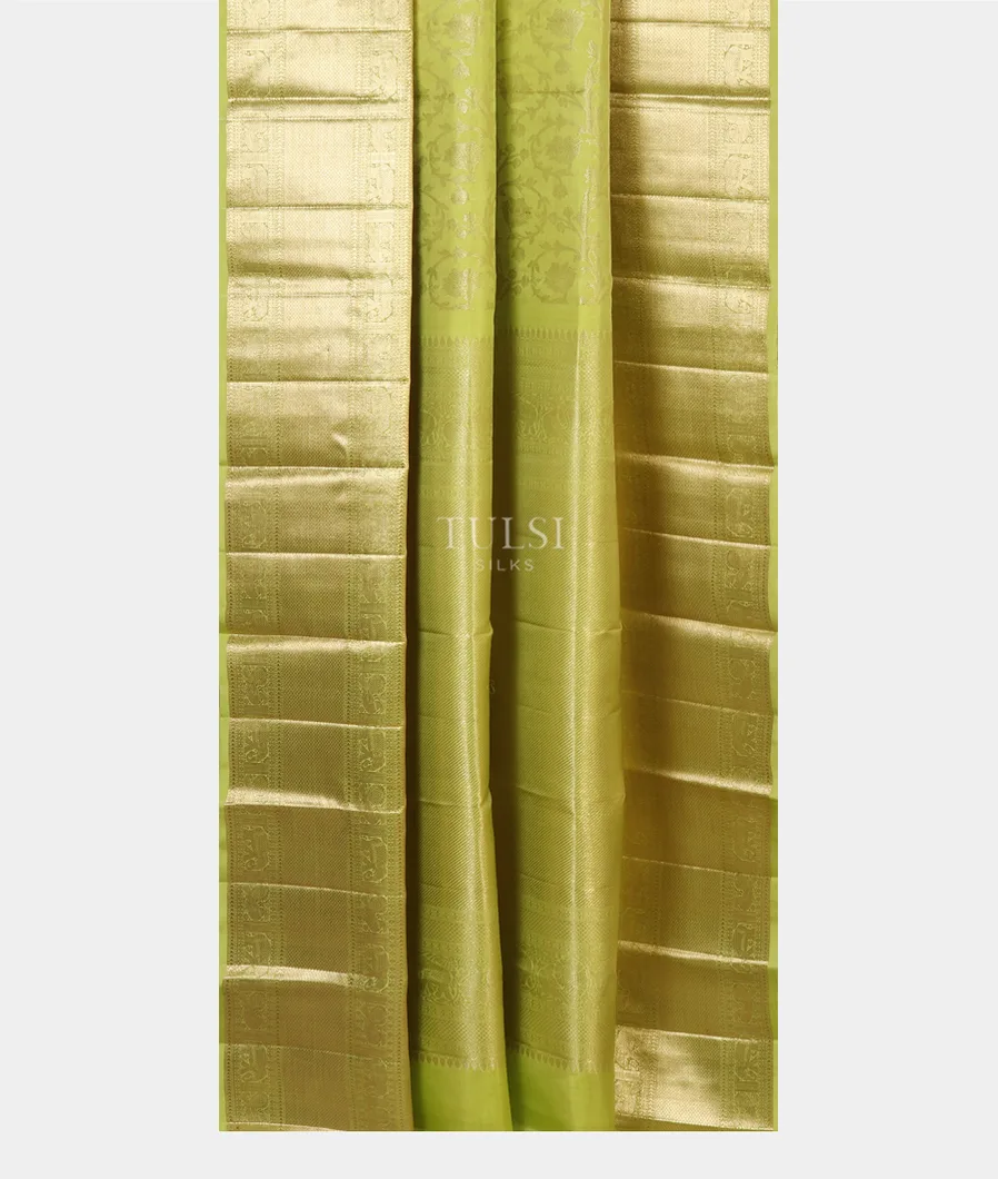 Green Kanjivaram Silk Saree T4592442