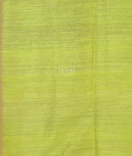 Green Handwoven Tussar Saree T5124693