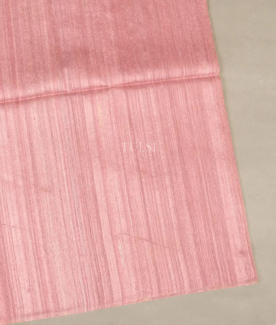 Pink Handwoven Tussar Saree T512450-image
