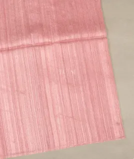 Pink Handwoven Tussar Saree T5124501